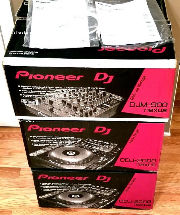 2x Pioneer Cdj-2000 Nexus + Djm-900 Nexus