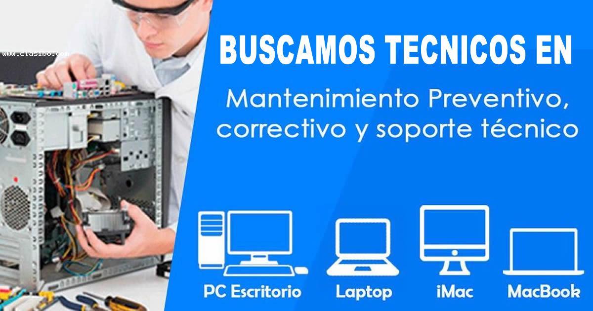 Buscamos técnicos en mantenimiento y reparación de ordenadores