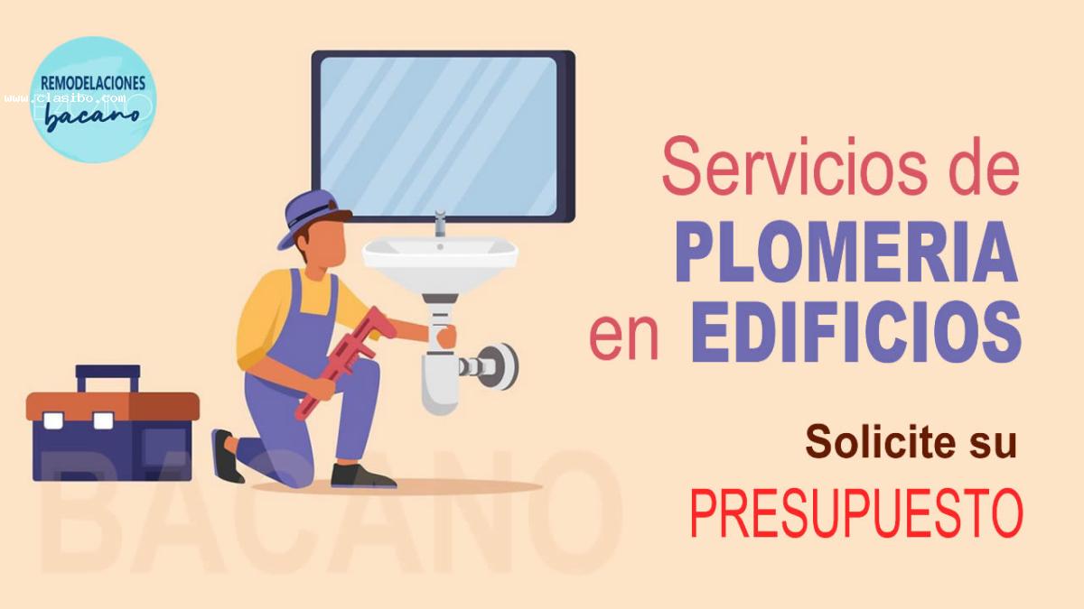 Servicios de plomeria para edificios - ciudad de La Paz